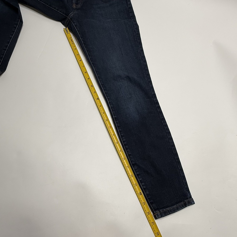 Everlane The High Rise Skinny Jeans Women's Size 29 (29x27) Blue Denim Dark Wash - Picture 4 of 13
